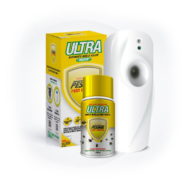 Automatic bug top spray dispenser