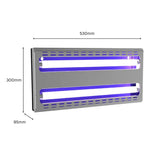 LED Stainless Steel Glueboard Fly Killer