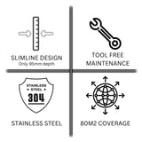 LED Stainless Steel Glueboard Fly Killer